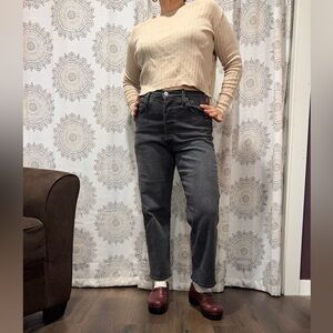 Rib cage Levi’s button fly Jeans